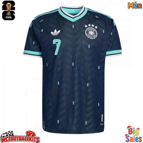 Germany Kai Havertz #7 Replica Away Stadium Shirt World Cup 2026 Short Sleeve